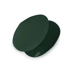 Ovalni našitek 10x15,5 cm - zelen (2 kosa)