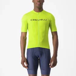 Castelli Prologo Lite Jersey Jersey Electric Lime/Deep Green 3XL