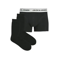 JACK & JONES Boksarice JACORDINARY svetlo siva/črna/bela