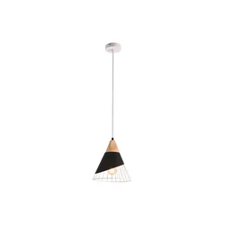 Luster na sajli IRIS 1xE27/40W/230V crni