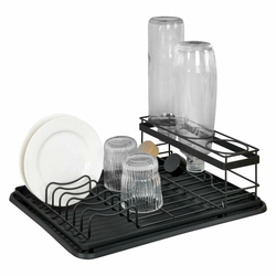 WENKO 54798100 - Sušač sudova AMY 42,5x31,5 cm crni