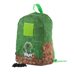 Pixie Crew Nahrbtnik Minecraft silikonski 30x35cm s pikselskimi kockami zelen