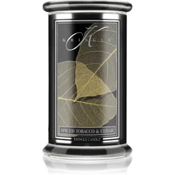 Kringle Candle Spiced Tobacco & Cedar dišeča sveča 623 g