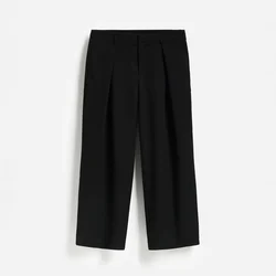 Reserved - Plisirane pantalone širokih nogavica