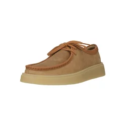 CLARKS Čevlji na vezalke Torview svetlo rjava