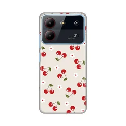 Maska za ZTE Blade A54 Cherry and Flowers Silikonska Print