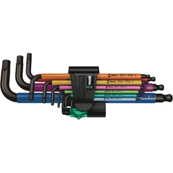 Wera 950/9 Hex-Plus multicolour 1 set imbus ključeva, metrički, BlackLaser, 9 komada ( WERA 022089 )