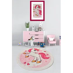 Conceptum Hypnose Tepih Poni, O140cm, Šareni