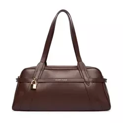 Ročna torba Elisabetta Franchi BS-31N-62E2-V1000 Temno rjava