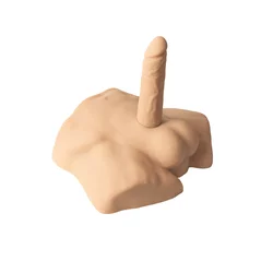 SILEXD Muški torzo sa dildom Apollo S Half Male Torso Flesh