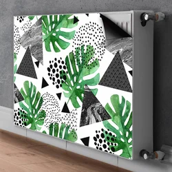 tulup.si Pokrov radiatorja Abstrakcija džungle 80x60 cm