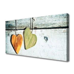 tulup.si Slika na platnu Srce wood art 125x50 cm