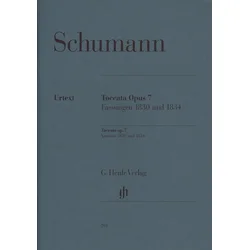 SCHUMANN: TOCCATA C-DUR OP.7 NOTE