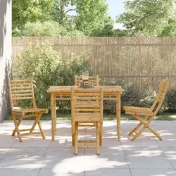 Sklopive vrtne stolice 4 kom 43 x 54 x 88 cm od bambusa