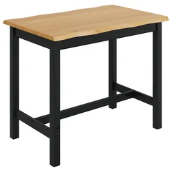 Visoki Bar Sto EKAI Crna 112 x 70 x 91 cm Masivna borovina