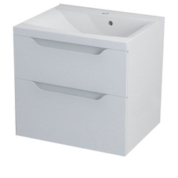 Kozmetična omarica WAVE, 60 x 65 x 48 cm, bela - Bela - 24 - 48.00 - MDF/laminat - Obešen na steno - Samodejno zapiranje - Sapho - WAVE - 60.00 - 60x65x48 cm - 65.00