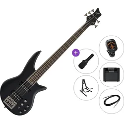 Jackson JS Series Spectra Bass JS3V IL Premium SET Satin Black 5 strunska bas kitara