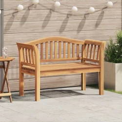 klupa Smeđa 120 x 53,5 x 85 cm Masivni teakov drvo