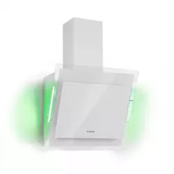 Klarstein Mirage 60, kuhinjska napa, 550 m3 / h, zaslon na dotik, lučka, energijski razred ++, bela (CGCH3-Mirage60-WH)