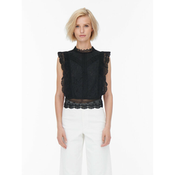 ONLY Bluza KARO, črna