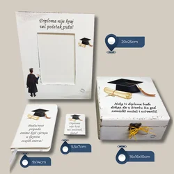 Poklon za diplomu koji inspirira – Elegantni set za posebne trenutke!  Š1321