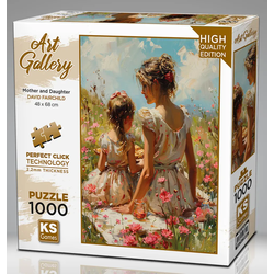 KS Games - Puzzle Mati in hči - 1 000 kosov