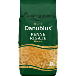 DANUBIUS Testenina Penne rigate 400g