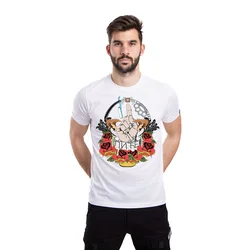 011Shop Muška majica kratkih rukava Piće!, Bela