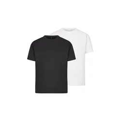 Urban Classics Majica črna/bela