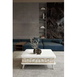 Hanah Home Sto za dnevnu sobu Ottowa Ada 90x38x60 cm, Beli