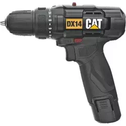 CAT Akumulatorska bušilica DX14, 12V + Baterija, 2.0 Ah + Punjač za baterije, 1.5 A