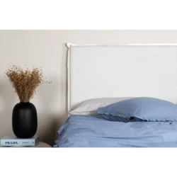 Venture Design Prevleka za vzglavje Signe 140x180 cm bela