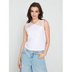 Sinsay - Bluza bez rukava - belo