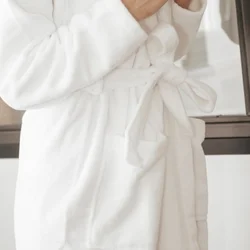Dekordom bade mantil caldo l - white/white ( 023577 )