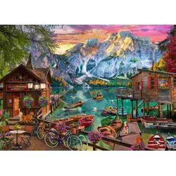 BlueBird - Puzzle Maclean: Lago Di Braies, Italija - 1 000 kosov