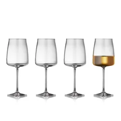Kozarci v kompletu 4 ks za vino 430 ml Zero – Lyngby Glas