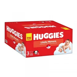 Huggies pelene little movers BOX 3 4-9, 126kom