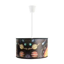 Dečiji luster na kablu SPACE 1xE27/60W/230V