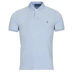 Polo Ralph Lauren POLO COUPE DROITE EN COTON BASIC MESH Modra