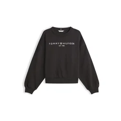 TOMMY HILFIGER Majica črna/bela