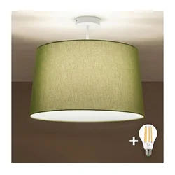 Brilagi - LED plafonski luster CERIA 1xE27/60W/230V, prečnik 45 cm, bela/zelena