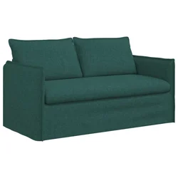 Vidaxl Kavč Temno zelena 156 x 82 x 85 cm blago