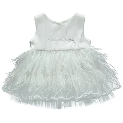 VRABAC Haljina za bebe Flake 2592, Bela