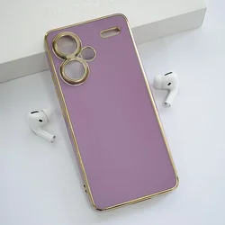 Maska Fresh Electroplated za Xiaomi Redmi Note 13 Pro Plus 5G, Ljubičasta
