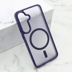 Futrola silky magsafe za samsung s921b galaxy s24 5g ljubicasta ( F122234 )