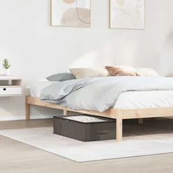 Kutija za pohranu s prozirnim prozorom na vrhu Siva