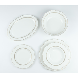 AMC HOME Set za ručavanje Doulton, 20 elemenata, Bela