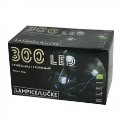ED 300L LED Lampica, bele, 8 funkcija