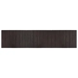 Vidaxl Preproga pravokotna temno rjava 70x300 cm bambus