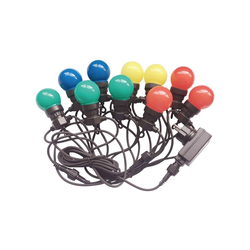 LED spoljašnja girlanda STRING RGB 10m 20xLED/0,5W/230V IP44